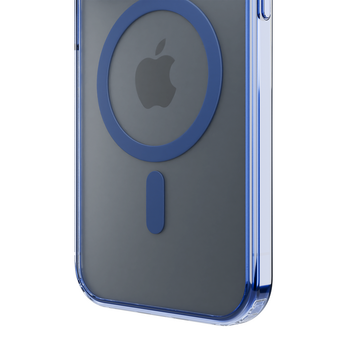 3mk Frosty MagCase Blue Case for Apple iPhone 12 Pro Max - Transparent