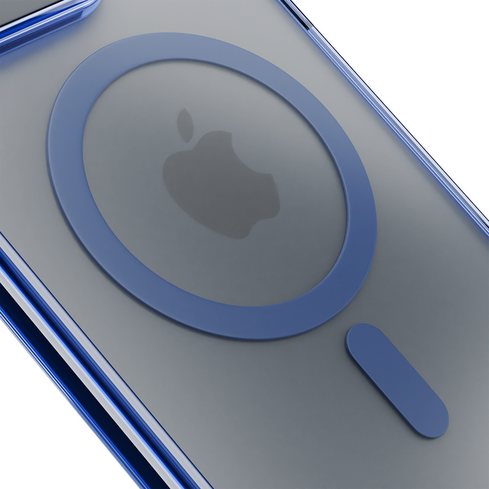 3mk Frosty MagCase Blue Case for Apple iPhone 12 Pro Max - Transparent