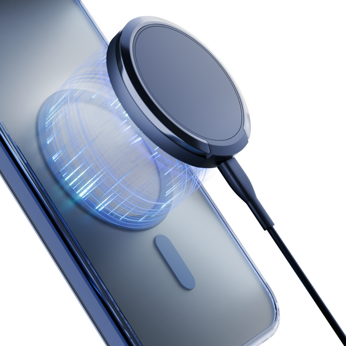 3mk Frosty MagCase Blue Case for Apple iPhone 12 Pro Max - Transparent