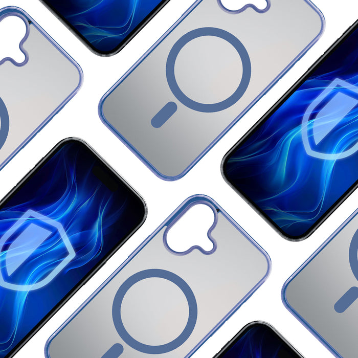 3mk Frosty MagCase Blue Case for Apple iPhone 16 Plus - Transparent