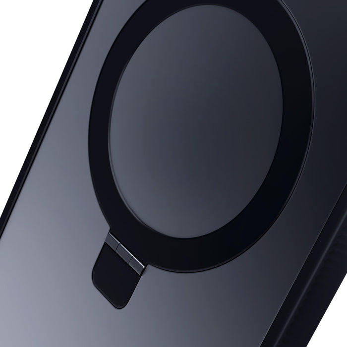 3mk Smoke Case Mag&amp;Stand for Apple iPhone 15 pro max - black
