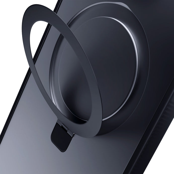 3mk Smoke Case Mag&amp;Stand for Apple iPhone 15 pro max - black