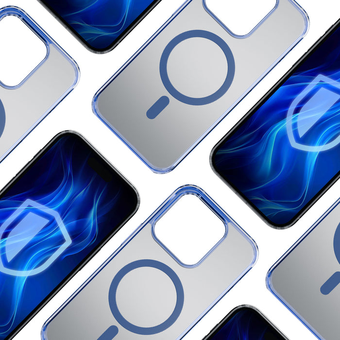3mk Frosty MagCase Blue Case for Apple iPhone 13 Pro Max - Transparent