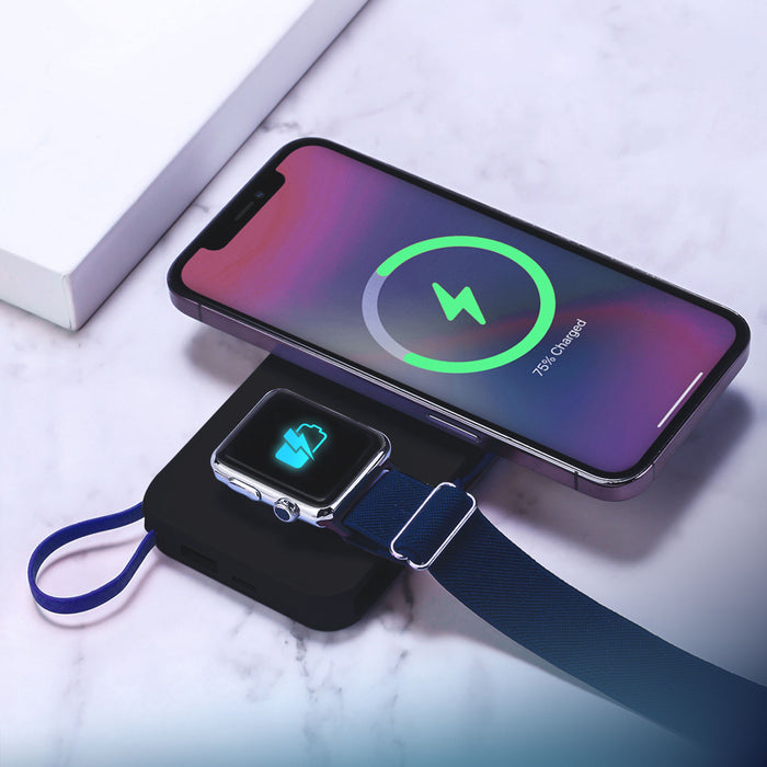 Powerbank 3mk PastelUp 10,000mAh 22.5W USB 1A1C - black