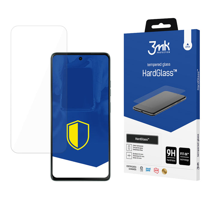 Tempered glass 3mk HardGlass for Motorola Moto G75