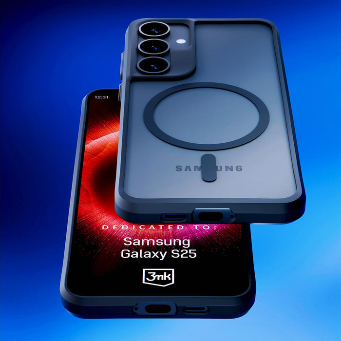 3mk Satin Armor MagCase for Samsung Galaxy S25 - Transparent