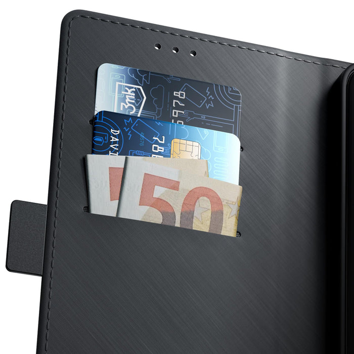 3mk Wallet Case for Samsung Galaxy A06 - Black
