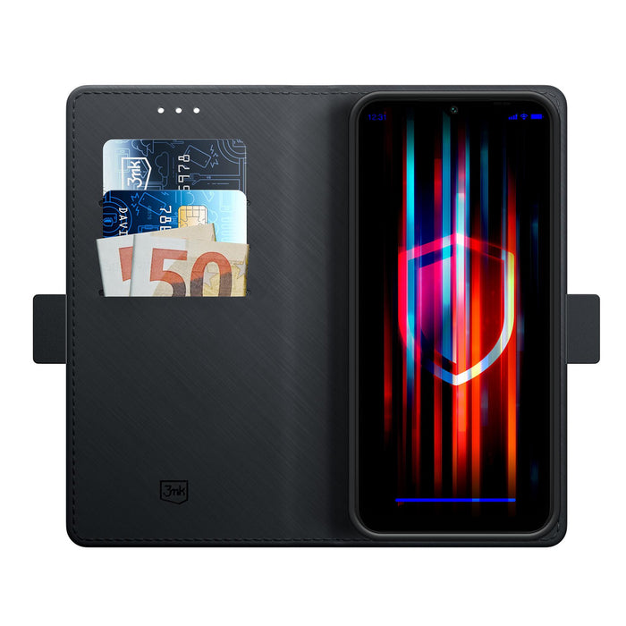 3mk Wallet Case for Samsung Galaxy A06 - Black