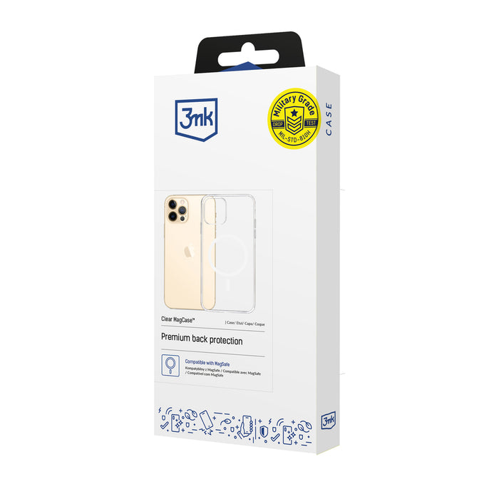 3mk Clear MagCase Case for Apple iPhone 12 Pro Max - Transparent