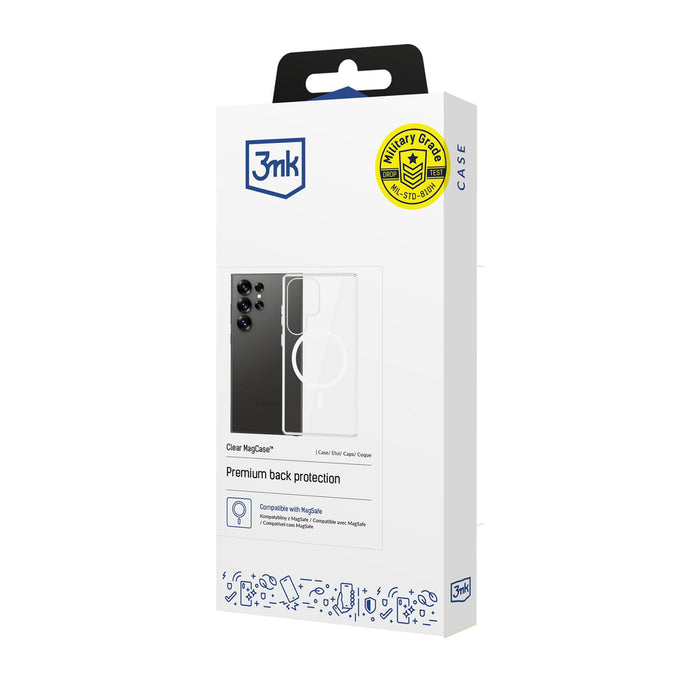 3mk Clear MagCase for Samsung Galaxy S25 Ultra - transparent