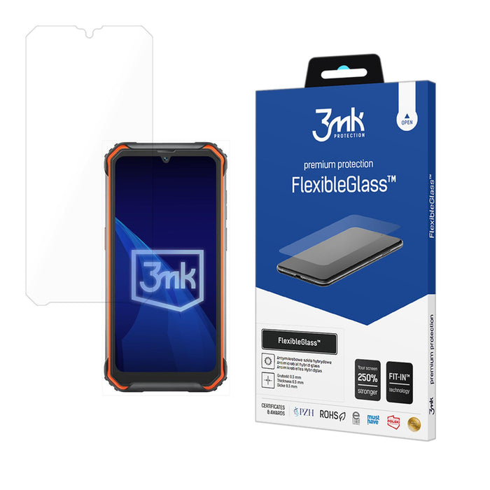 Hybrid Glass 3mk FlexibleGlass™ on Blackview BV7200