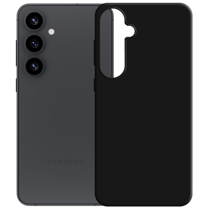3mk Silicone Case for Samsung Galaxy S25+ - Black