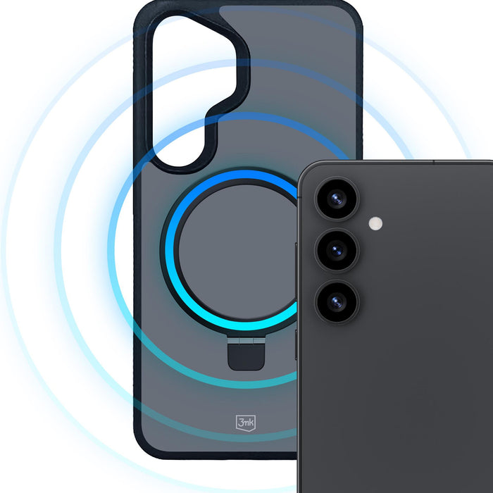 3mk Smoke Case Mag&amp;Stand for Samsung Galaxy S25+ - black