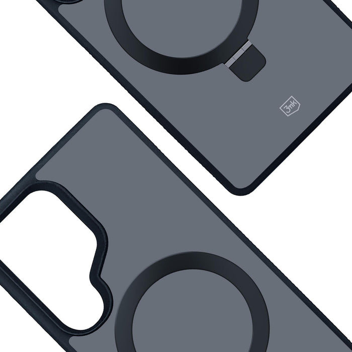 3mk Smoke Case Mag&amp;Stand for Samsung Galaxy S25 Ultra - Black