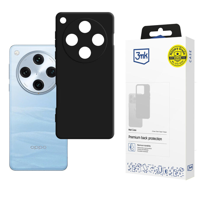 3mk Matt Case for Oppo Find X8 Pro - black