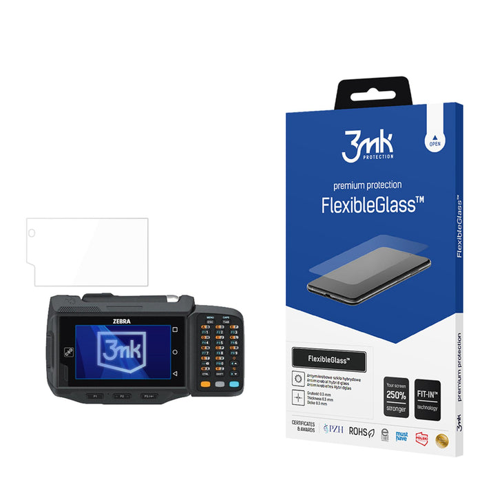 Hybrid glass 3mk FlexibleGlass™ on Zebra WT6000 / WT6300