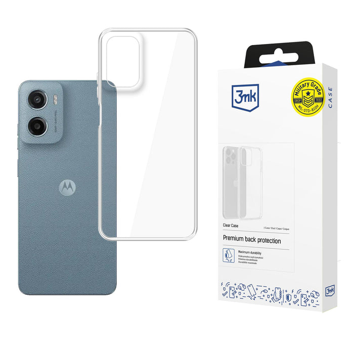 3mk Clear Case for Motorola Moto G05 / E15 G4 - transparent