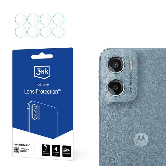 3mk Lens Protection Hybrid Camera Lens Glass for Motorola Moto E15
