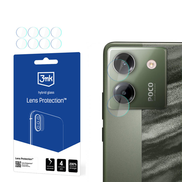 Hybrid Glass for Camera Lens 3mk Lens Protection for Xiaomi Poco M7 Pro 5G