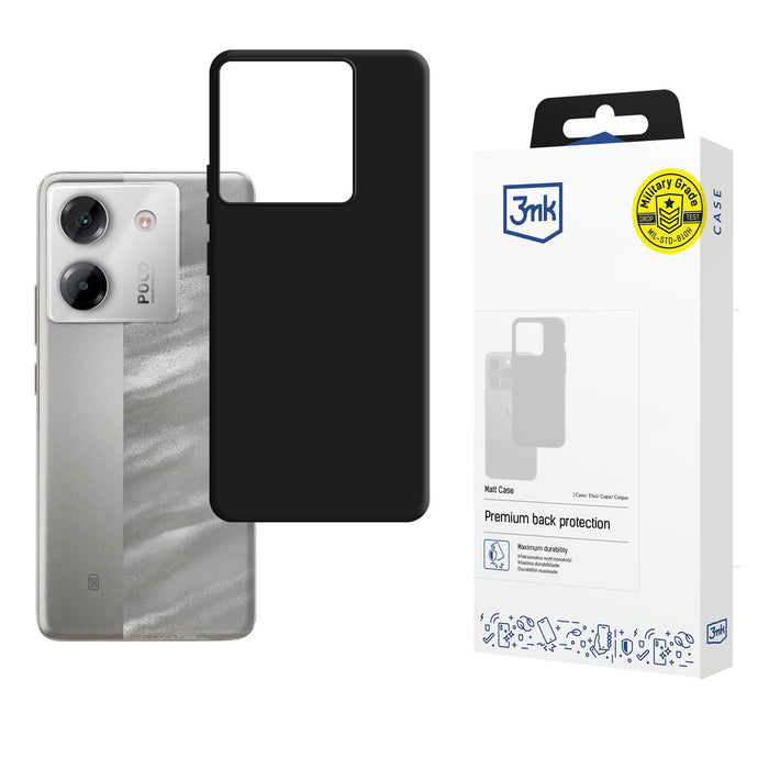 3mk Matt Case for Xiaomi Poco M7 Pro 5G - black