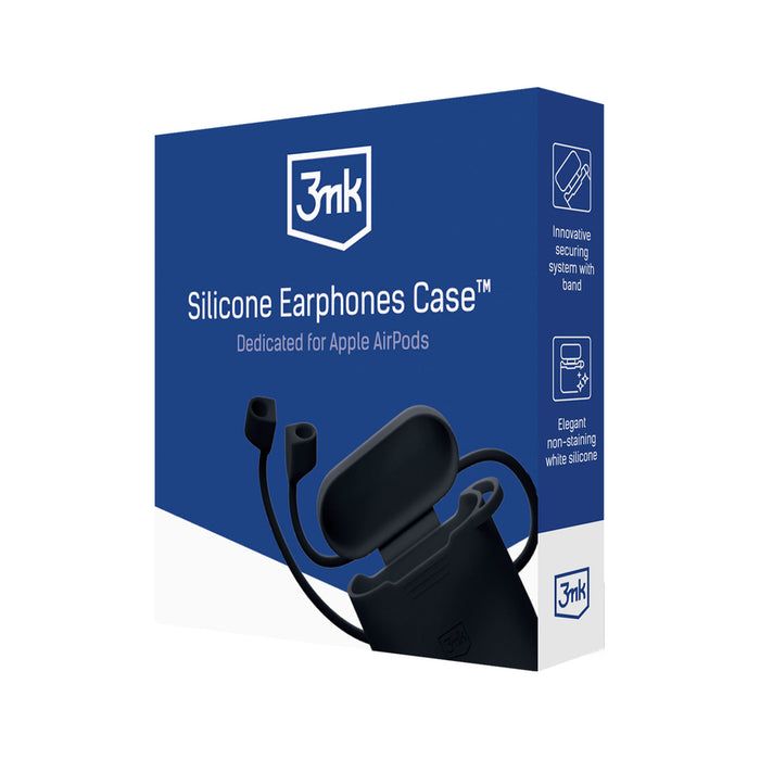 3mk Silicone AirPods Case for Apple AirPods 3rd gen. - black