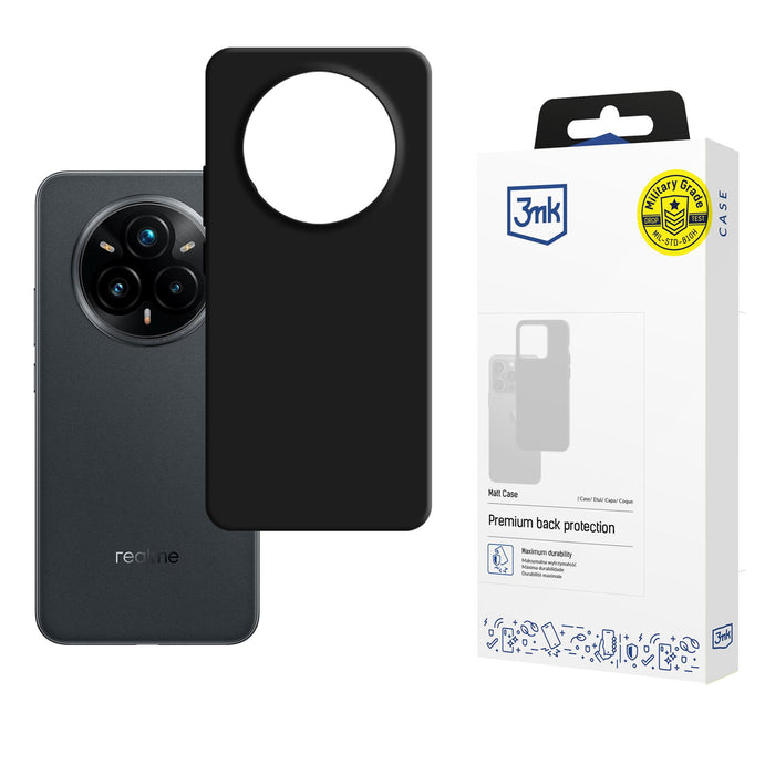 3mk Matt Case for Realme 14 Pro+ - Black