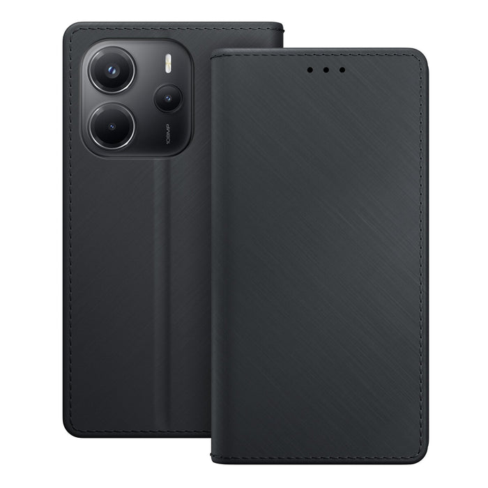 3mk Wallet Case for Xiaomi Redmi Note 14 4G - black