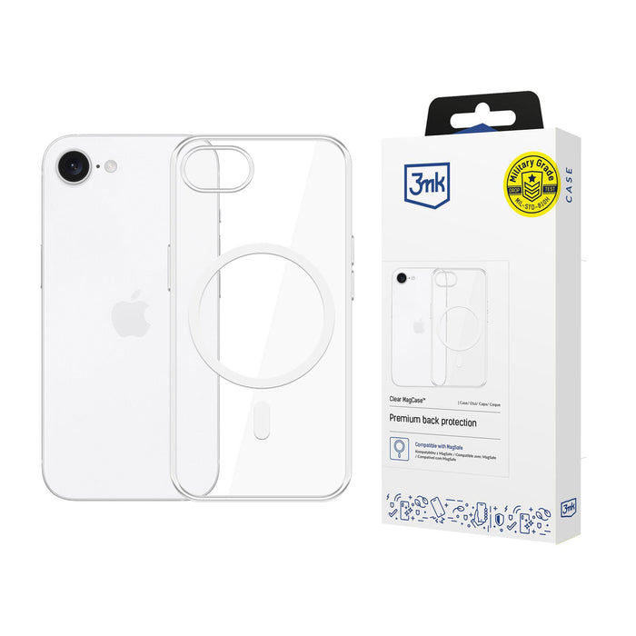 3mk Clear MagCase for Apple iPhone 16E - transparent