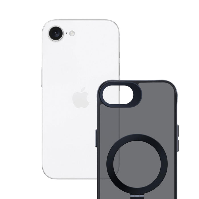 3mk Smoke Case Mag&amp;Stand for Apple iPhone 16E - black