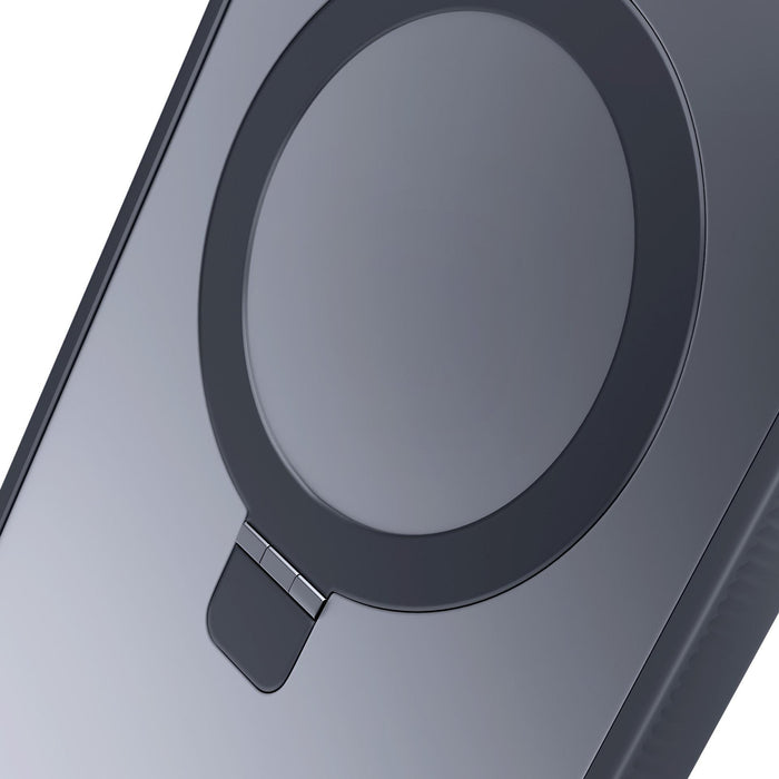 3mk Smoke Case Mag&amp;Stand for Apple iPhone 16E - black