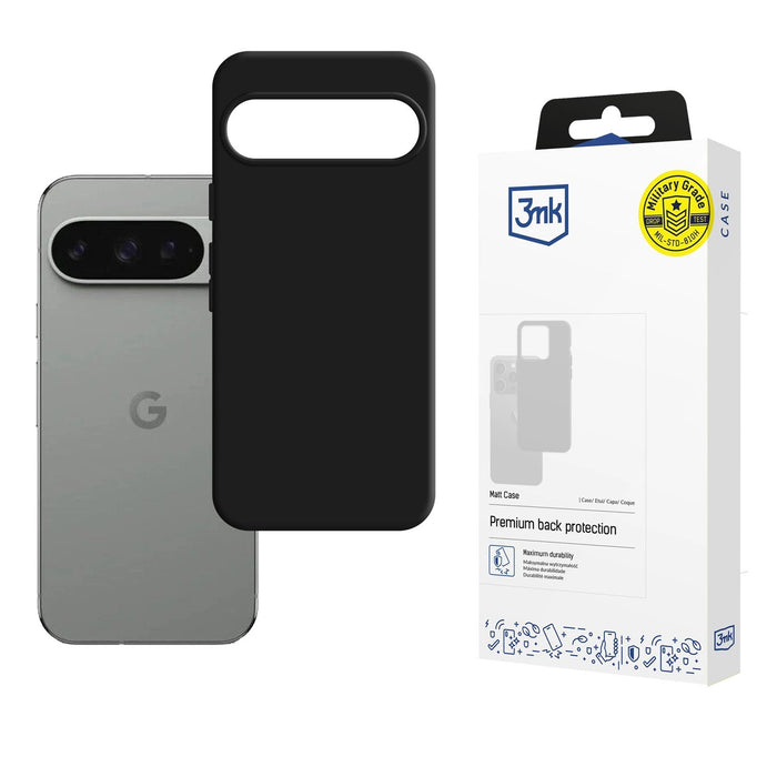 3mk Matt Case for Google Pixel 10 / Google Pixel 10 Pro - Matte Black