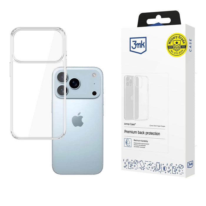 3mk Armor Case for Apple iPhone 17 Pro Max - Transparent