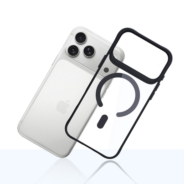 3mk Satin Armor MagCase for iPhone 17 Pro - Transparent Black