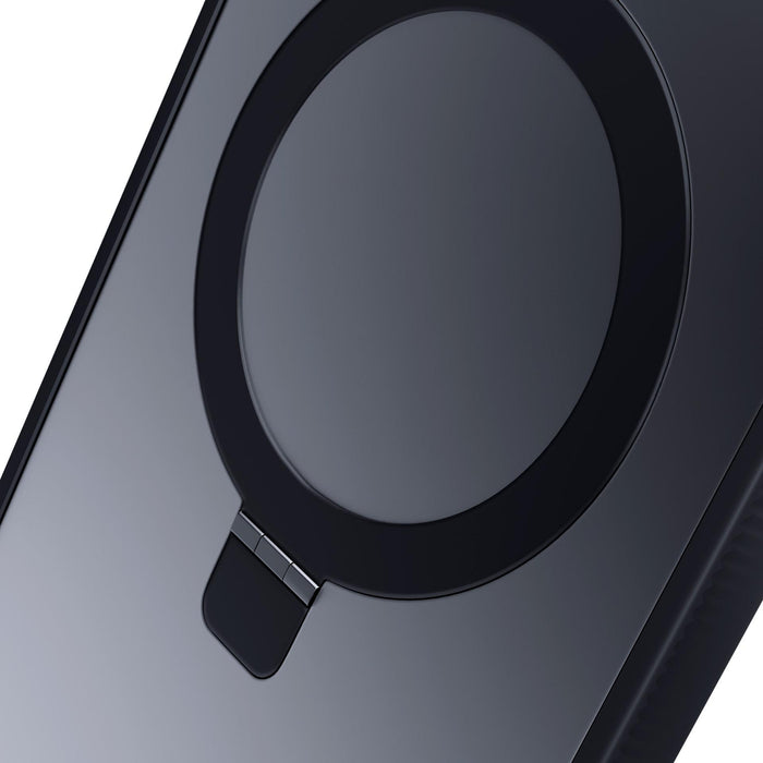 3mk Smoke Case Mag&amp;Stand for iPhone 17 - black