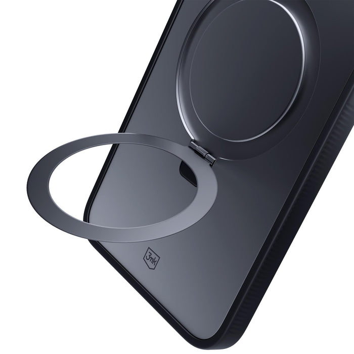 3mk Smoke Case Mag&amp;Stand for iPhone 17 - black