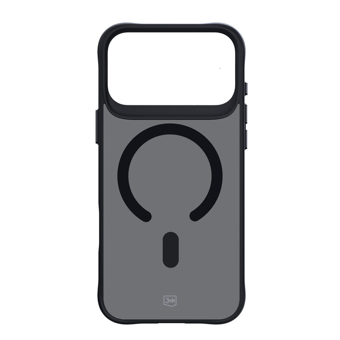 3mk Smoke MagCase for iPhone 17 Pro - Black Semi-Transparent