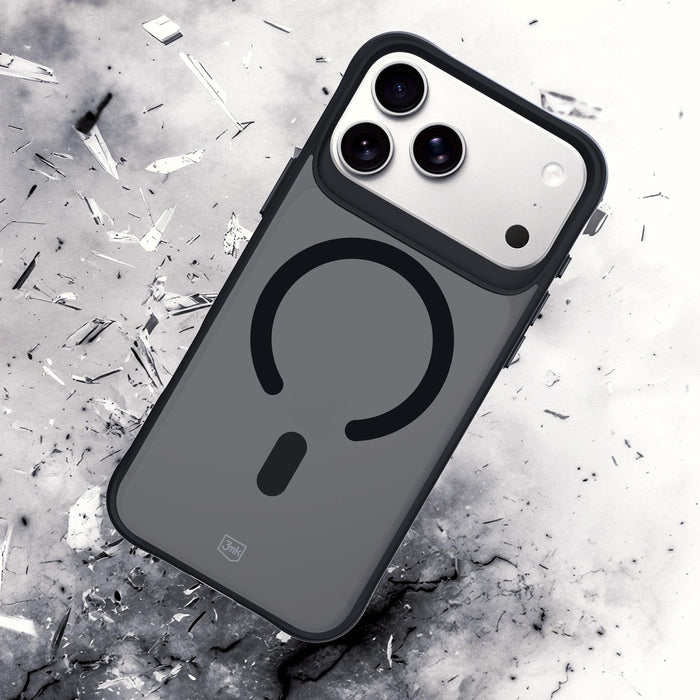 3mk Smoke MagCase for iPhone 17 Pro Max - Black Semi-Transparent