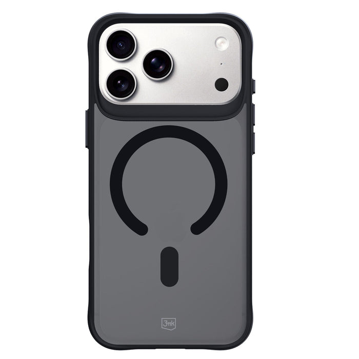 3mk Smoke MagCase for iPhone 17 Pro Max - Black Semi-Transparent
