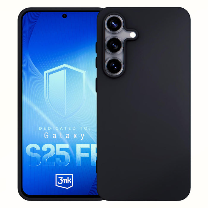3mk Matt Case for Samsung Galaxy S25 FE - Matte Black