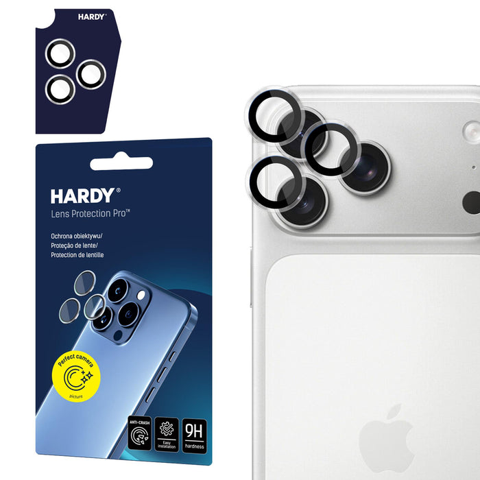 3mk HARDY Lens Protection Pro lens glass for iPhone 17 Pro /17 Pro Max - transparent