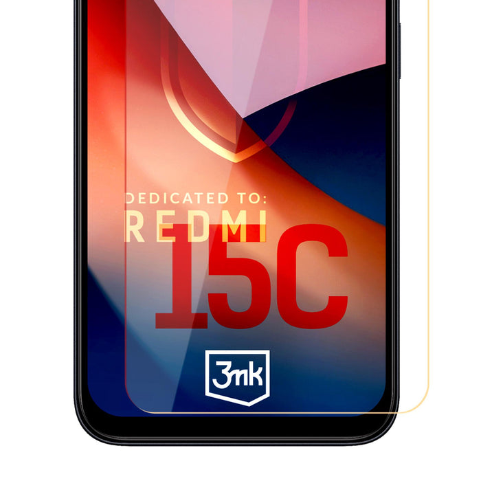 3mk HardGlass tempered glass for Xiaomi Redmi 15C