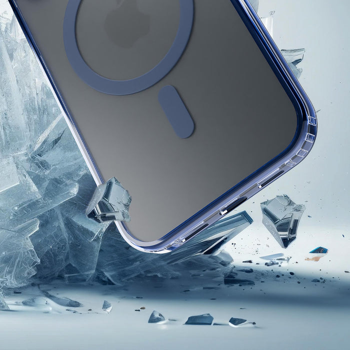 3mk Frosty MagCase for iPhone 17 - blue