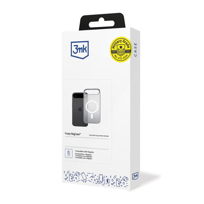 3mk Frosty MagCase for iPhone 17 Air - White