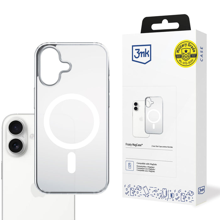 3mk Frosty MagCase for iPhone 17 - white