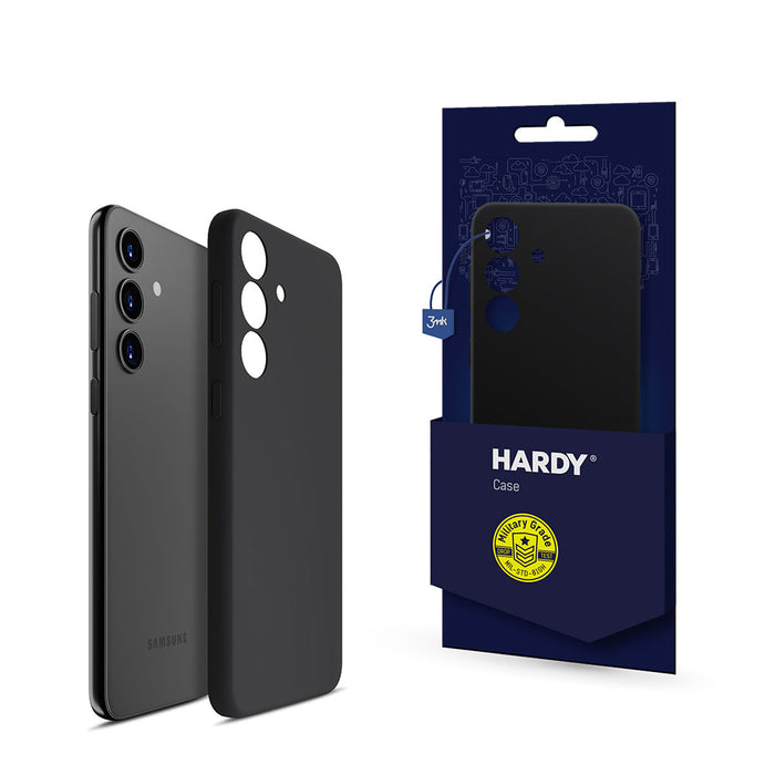 3mk Hardy Android Silicone MagCase for Samsung Galaxy S24+ - Black
