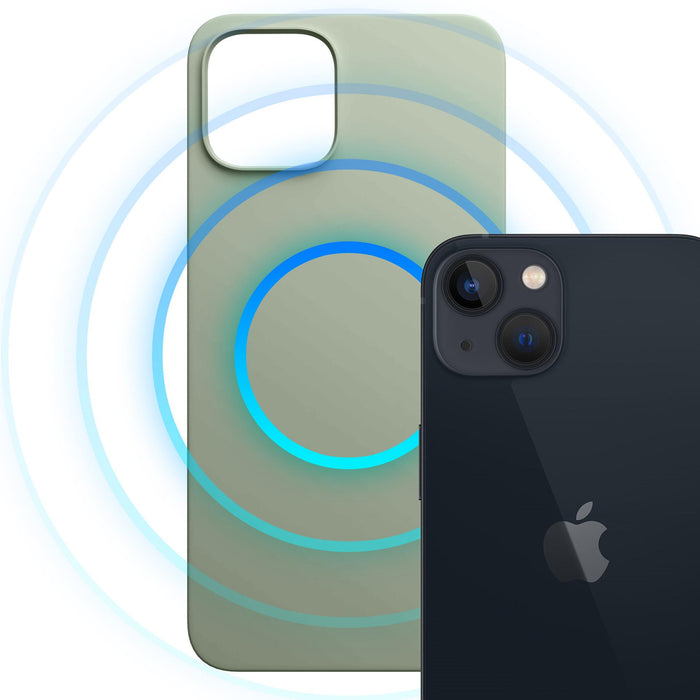 3mk Hardy MagSilicone iPhone 15 Case - Green