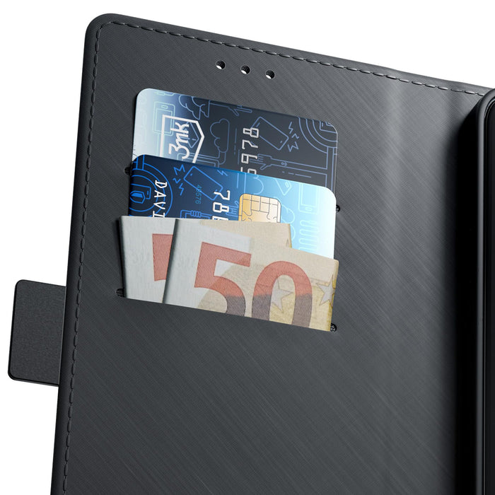 3mk Wallet Case for Xiaomi Redmi 15 4G / 15 5G - black