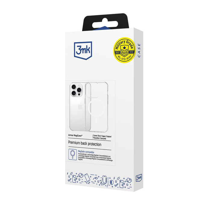 3mk Armor MagCase for iPhone 15 Pro Max - Transparent