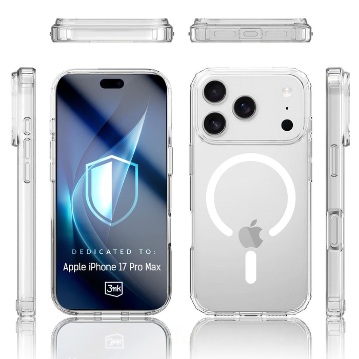 3mk Armor MagCase for iPhone 17 Pro - Transparent