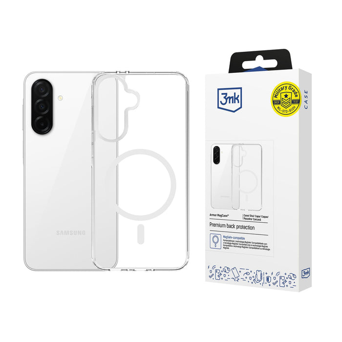 3mk Armor MagCase for Samsung Galaxy A26 5G - Transparent